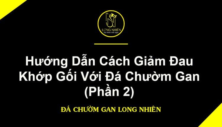 Hướng Dẫn Cách Giảm Đau Khớp Gối Với Đá Chườm Gan - Phần 2
