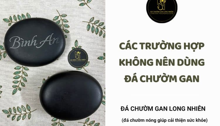 các trường hợp không nên dùng đá chườm gan