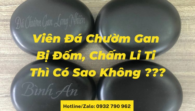Viên đá chườm gan bị đốm, chấm nhỏ li ti thì có sao không